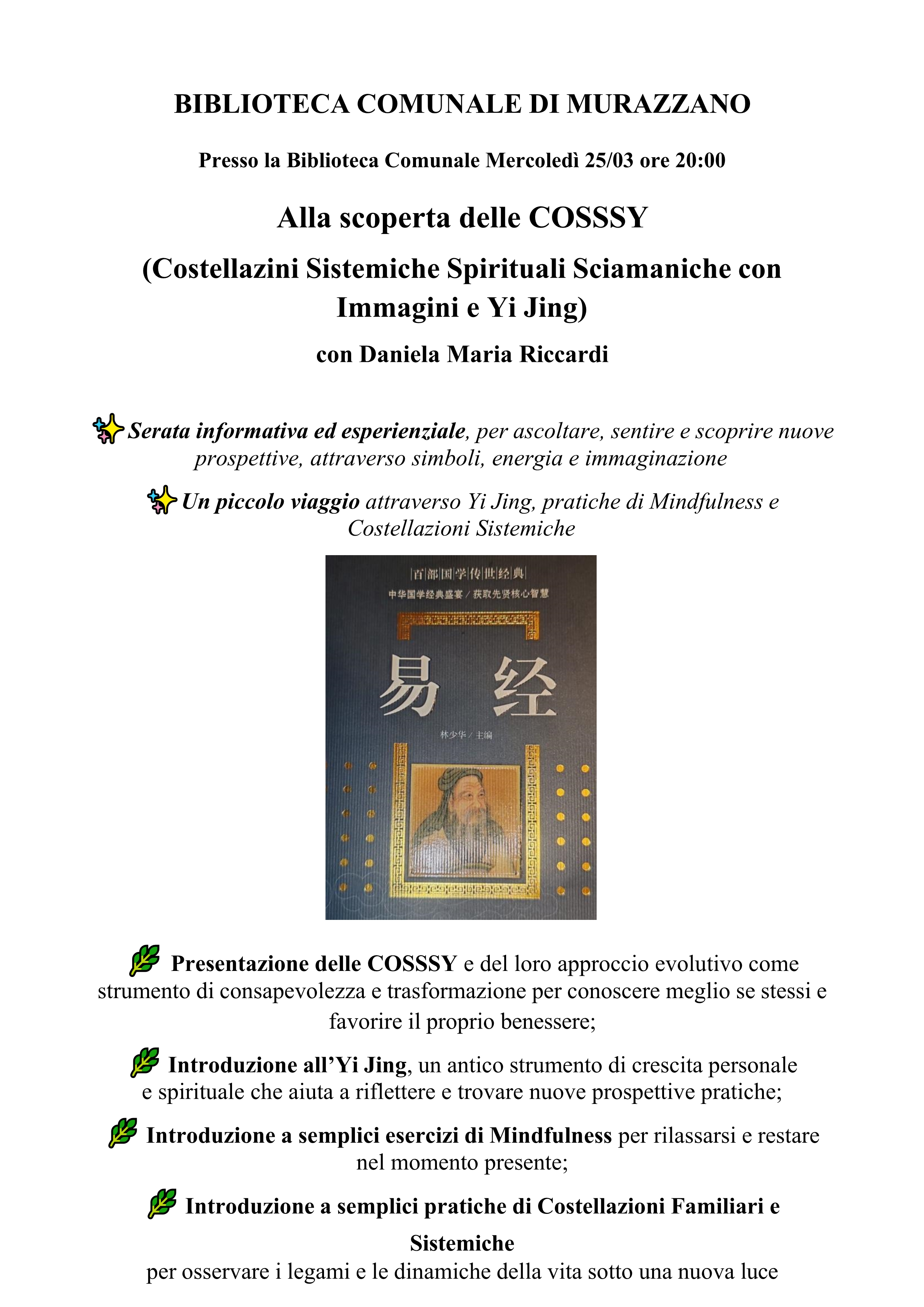 Alla scoperta delle COSSSY